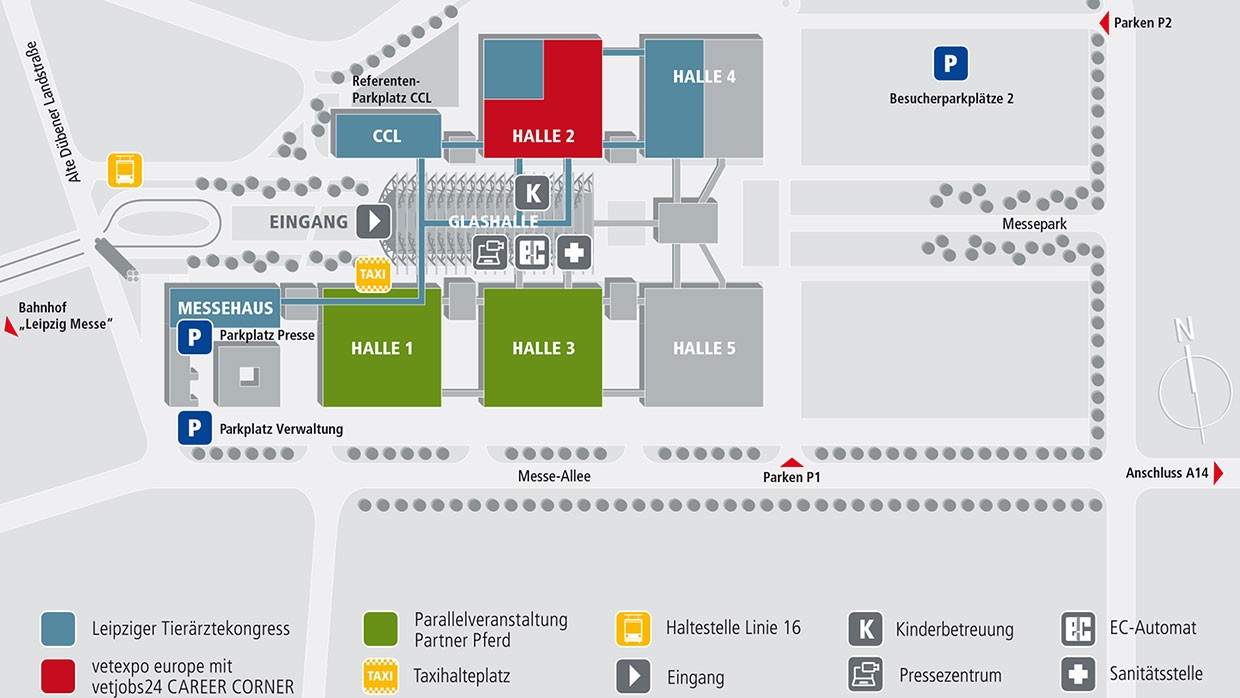 Leipziger Tierärztekongress Geländeplan Leipziger Tierärztekongress Geländeplan